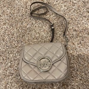 Grey Michael Kors purse